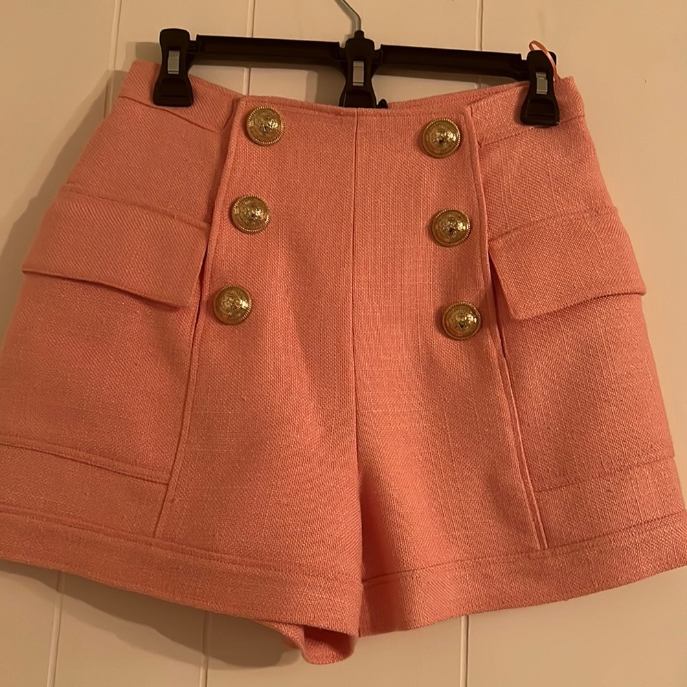 BALMAIN shorts peach 🍑 color size 36.